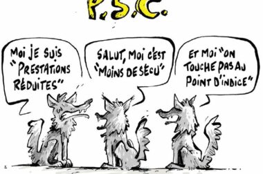 PSC 4 pages : non au racket des agents de la sécu.