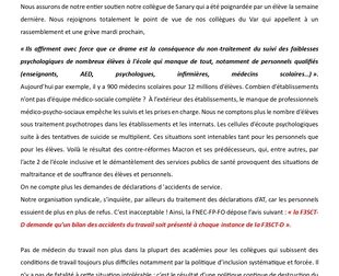 Déclaration de la FNEC-FP-FO à la F3SCT-D (ex-CHSCT) du 10 février 2026