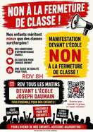Le SNUDI-FO accompagne l&rsquo;école élémentaire Daumain à Monts pour l&rsquo;annulation de la fermeture ! Signez tous la pétition pour soutenir les parents et les enseignants !